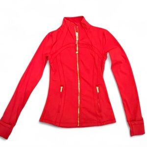 Red LuluLemon Define Jacket